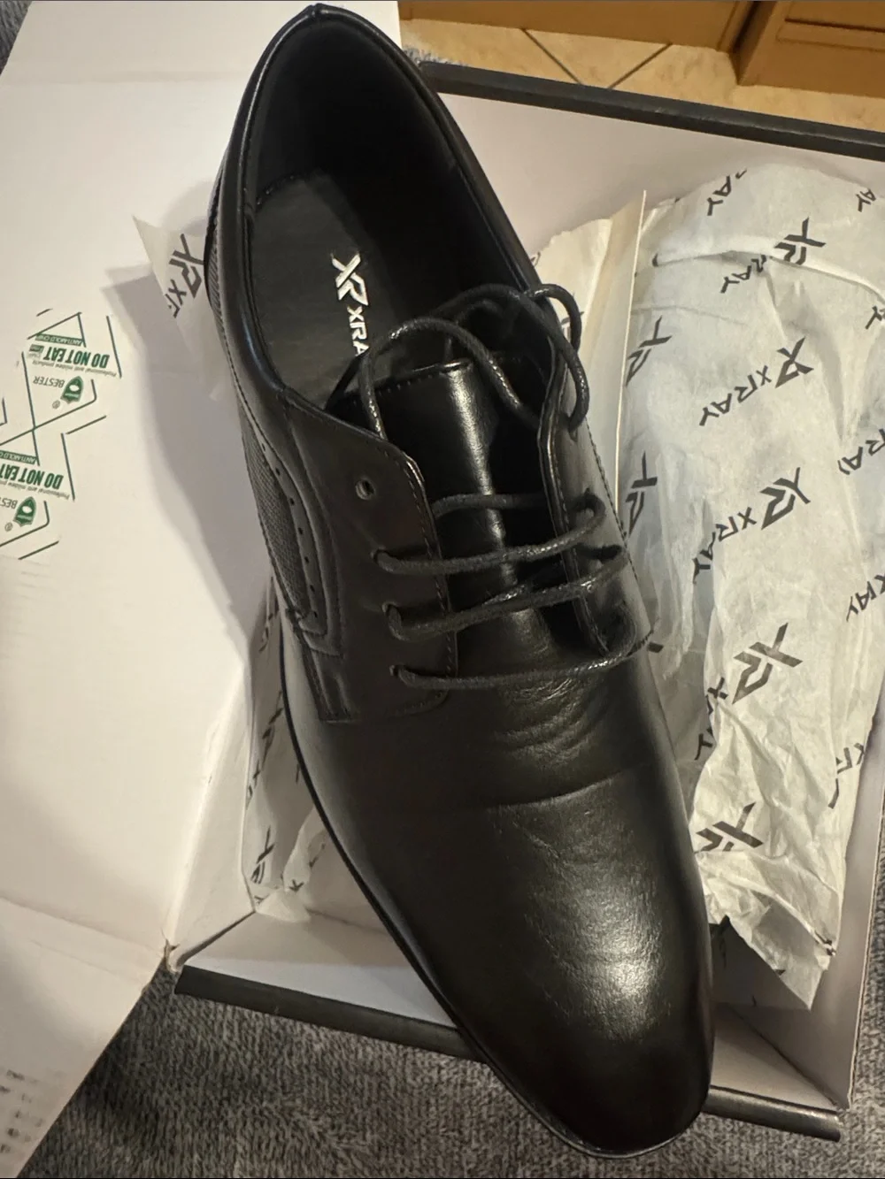 Xray Fletcher Dress Lace Up Men's Dress Shoes - Black